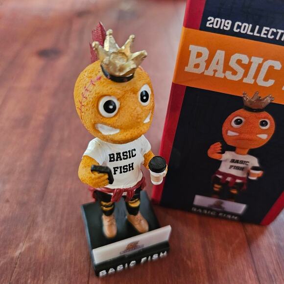 Basic Fish Kenosha Kingfish mini Northwoods League Wisconsin baseball bobblehead - Picture 2 of 4